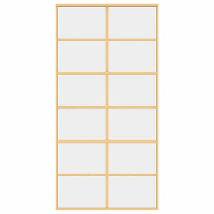 Schiebetür En 102,5X205 Cm Esg-Klarglas Und Aluminium