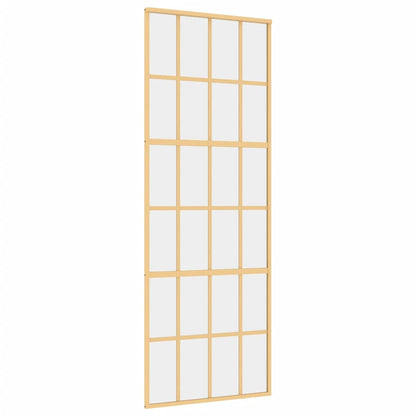 Schiebetür En 76X205 Cm Esg-Klarglas Und Aluminium