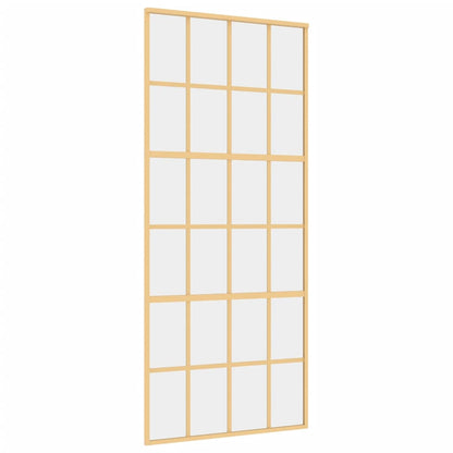 Schiebetür En 90X205 Cm Esg-Klarglas Und Aluminium