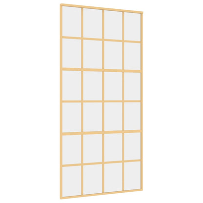Schiebetür En 102,5X205 Cm Esg-Klarglas Und Aluminium