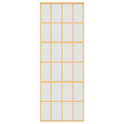 Schiebetür Golden 76X205 Cm Matt Esg-Glas Und Aluminium