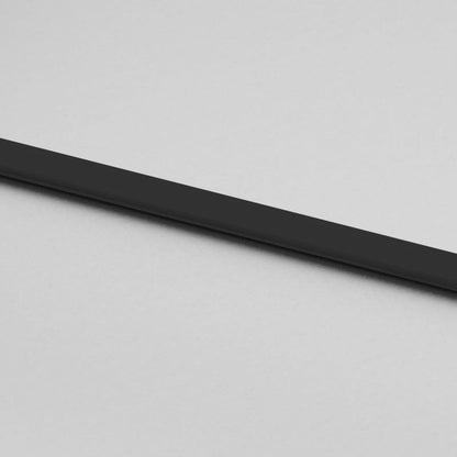 Schiebetür Schwarz 76X205 Cm Hartglas Und Aluminium