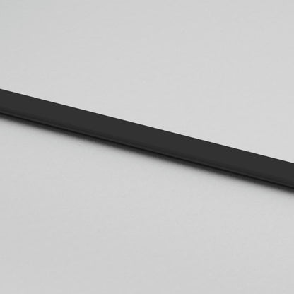 Schiebetür Schwarz 90X205 Cm Hartglas Und Aluminium