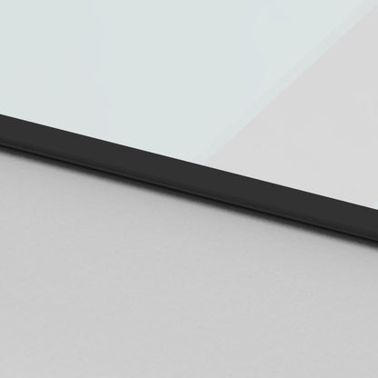 Schiebetür 76X205 Cm Hartglas Und Aluminium