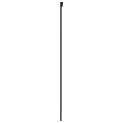 Schiebetür 102,5X205 Cm Hartglas Und Aluminium