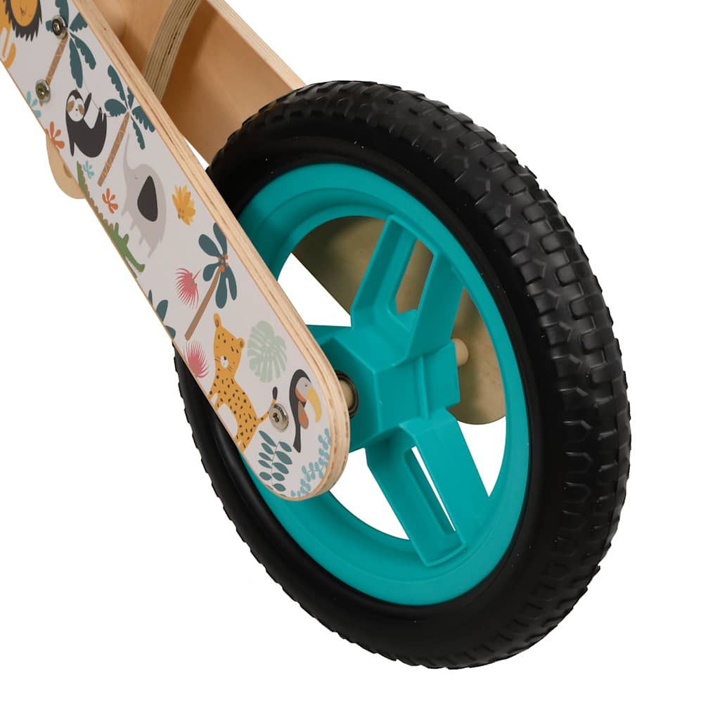 Laufrad Für Kinder Blau Bedruckt