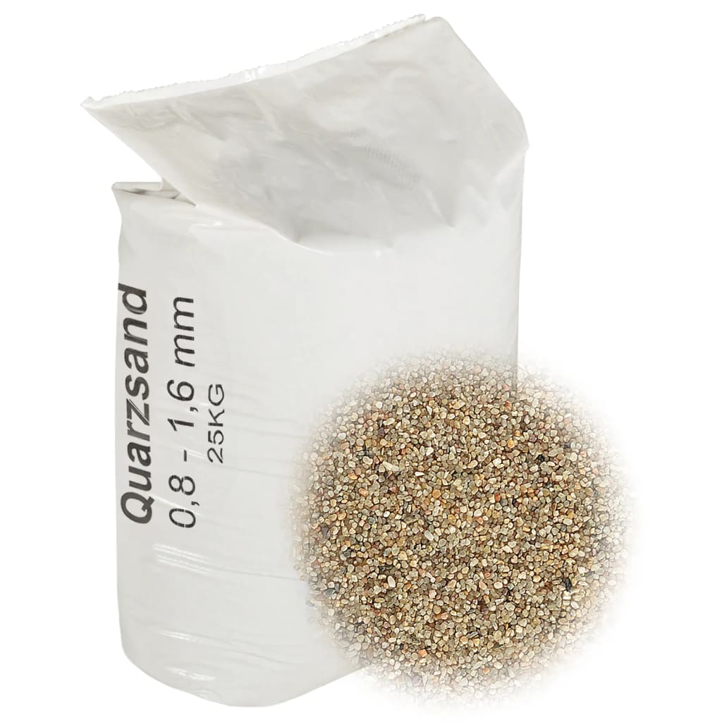 Filtersand 25 Kg 1,0-2,0 Mm