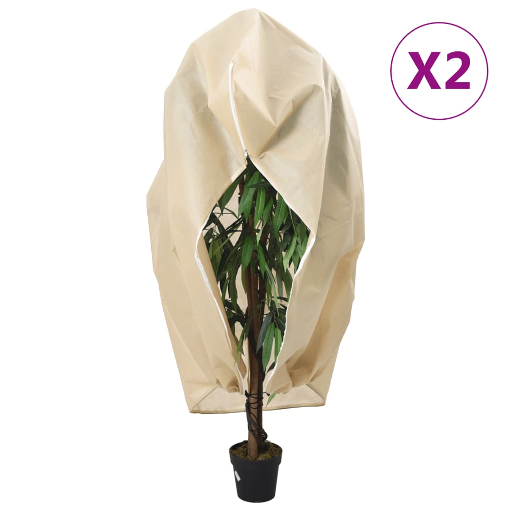 Winterschutz Fur Pflanzen 3 Pcs 3,5 X 3,93 M Vliesstoff Beige