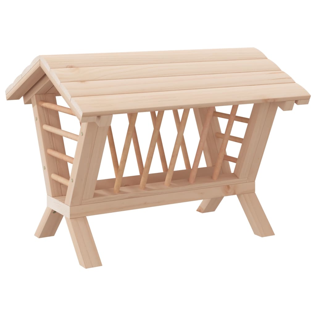 Heuraufe Für Kaninchen Massivholz Tanne