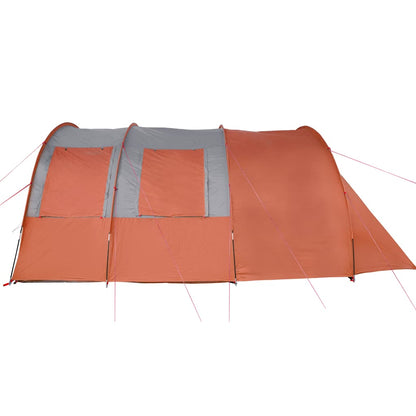 Tunnelzelt 4 Personen Und Orange Wasserdicht