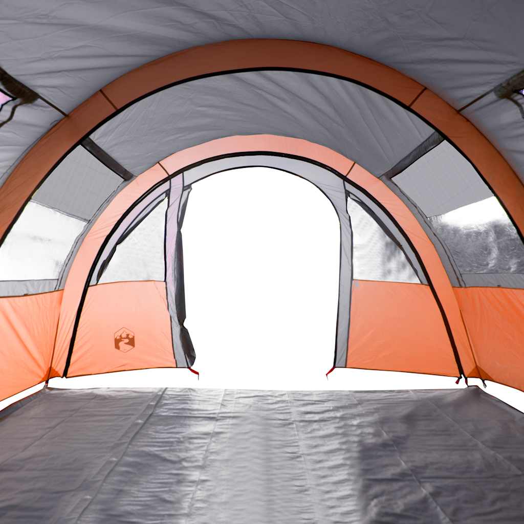 Tunnelzelt 4 Personen Und Orange Wasserdicht
