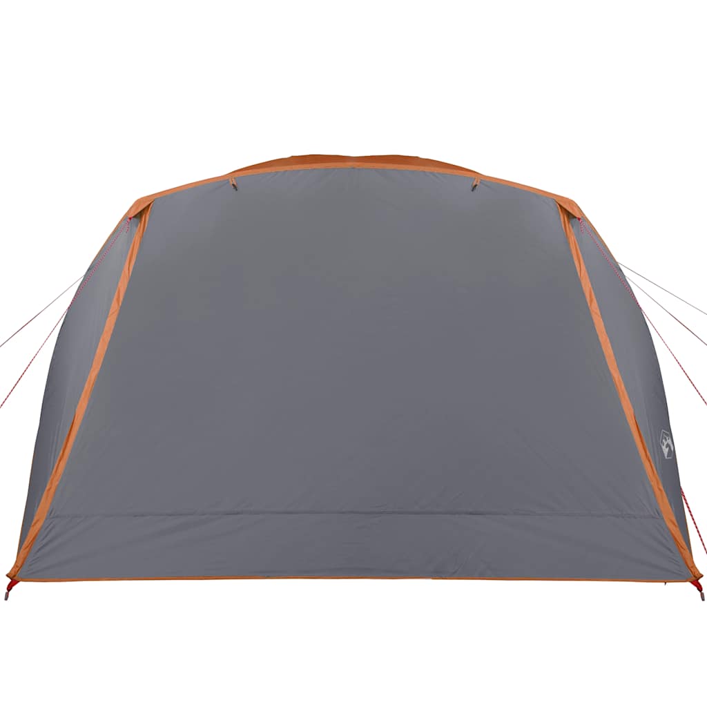 Campingzelt Mit Vorzelt 4 Personen Orange Wasserdicht