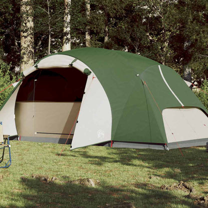 Campingzelt Mit Vorzelt 4 Personen Orange Wasserdicht