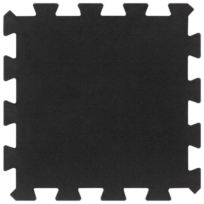 Bodenfliesen Aus Gummi 9 Stk. Schwarz 16 Mm 30X30 Cm