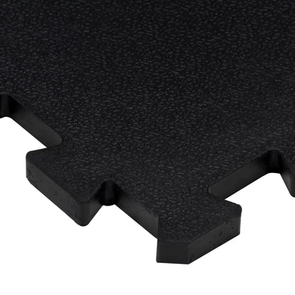 Bodenfliesen Aus Gummi 16 Stk. Schwarz 16 Mm 30X30 Cm