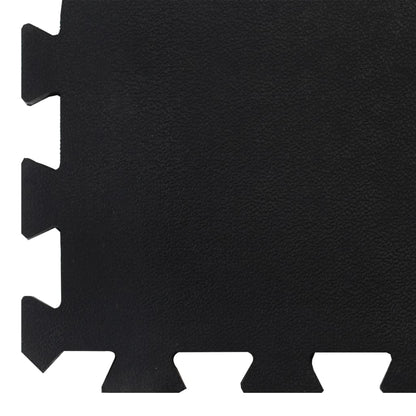 Gummi-Bodenfliese Schwarz 12 Mm 100X100 Cm