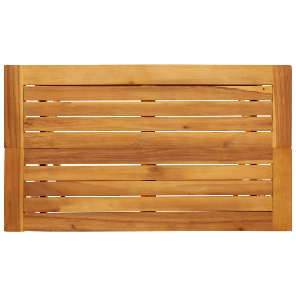 Gartentisch Klappbar 90X52,5X65 Cm Massivholz Akazie