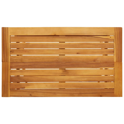 Gartentisch Klappbar 90X52,5X65 Cm Massivholz Akazie