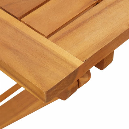 Gartentisch Klappbar 90X52,5X65 Cm Massivholz Akazie