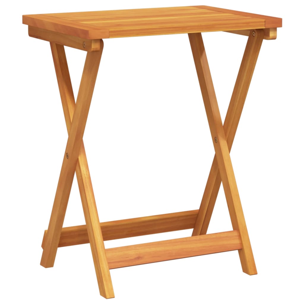 Gartentisch Klappbar 50X36X60 Cm Massivholz Akazie