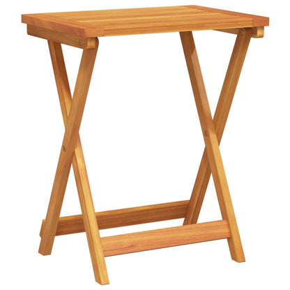 Gartentisch Klappbar 50X36X60 Cm Massivholz Akazie