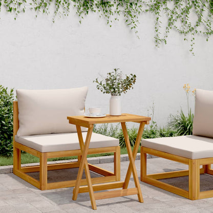 Gartentisch Klappbar 50X36X60 Cm Massivholz Akazie