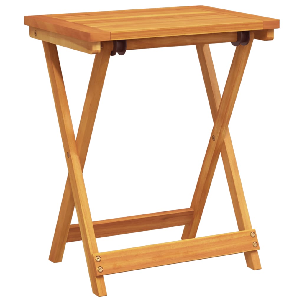 Gartentisch Klappbar 50X36X60 Cm Massivholz Akazie