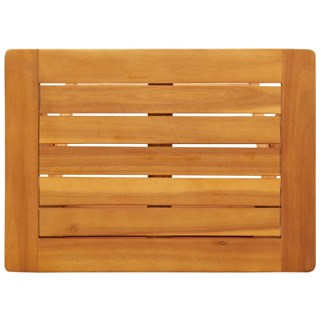 Gartentisch Klappbar 50X36X60 Cm Massivholz Akazie