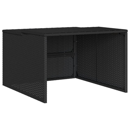 Mähroboter-Garage 86X90X52/57 Cm Poly Rattan