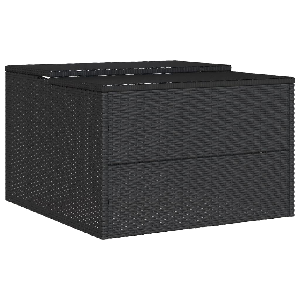 Mähroboter-Garage 86X90X52/57 Cm Poly Rattan