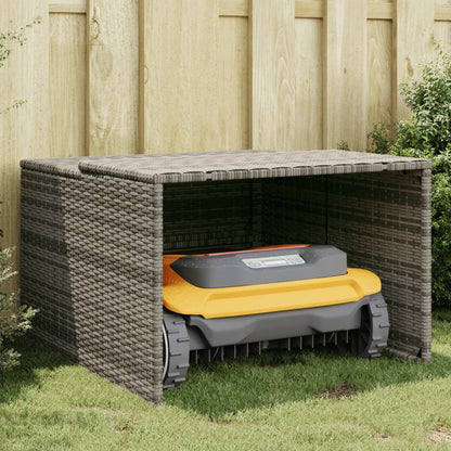 Mähroboter-Garage 86X90X52/57 Cm Poly Rattan