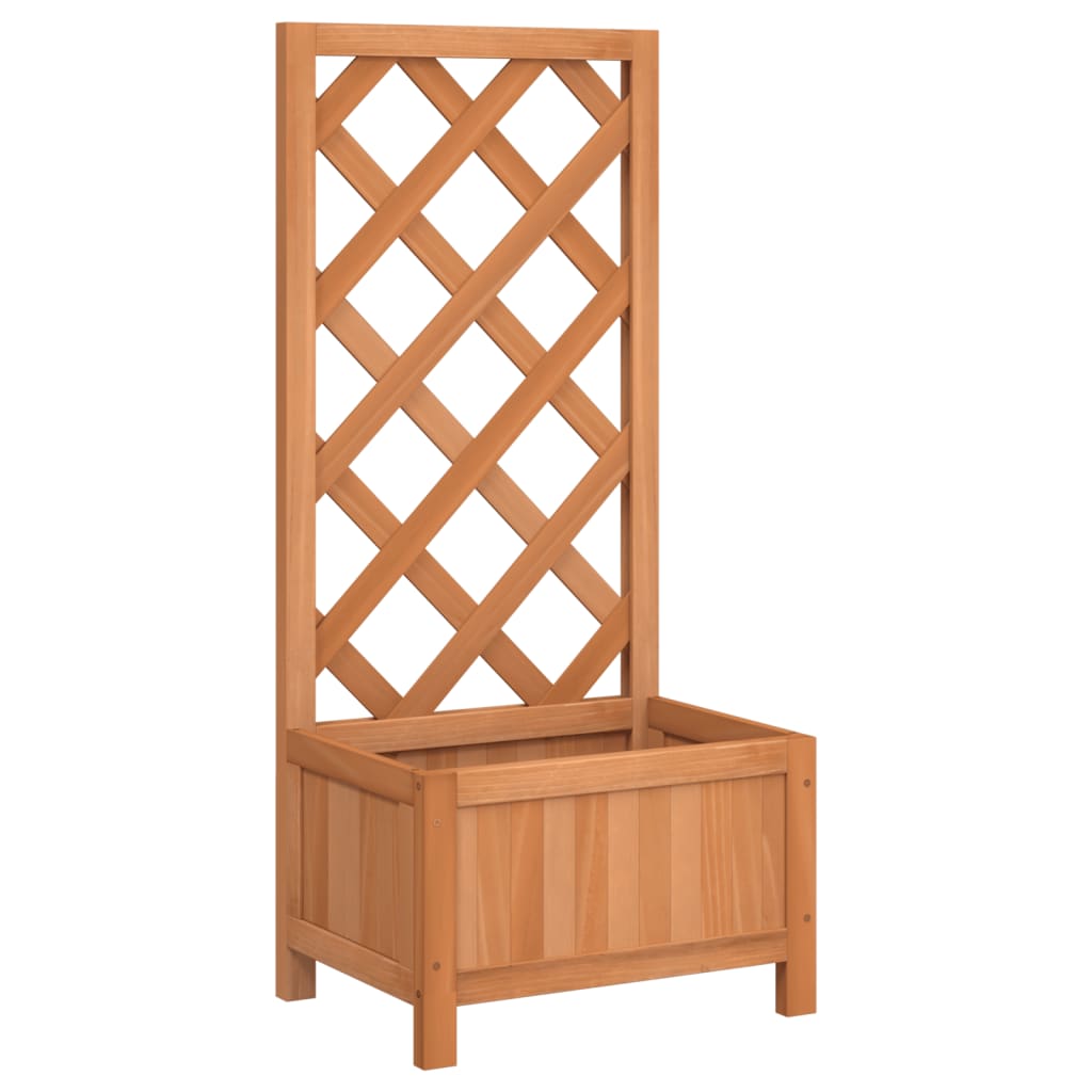 Pflanzkübel Mit Spalier Massivholz Tanne