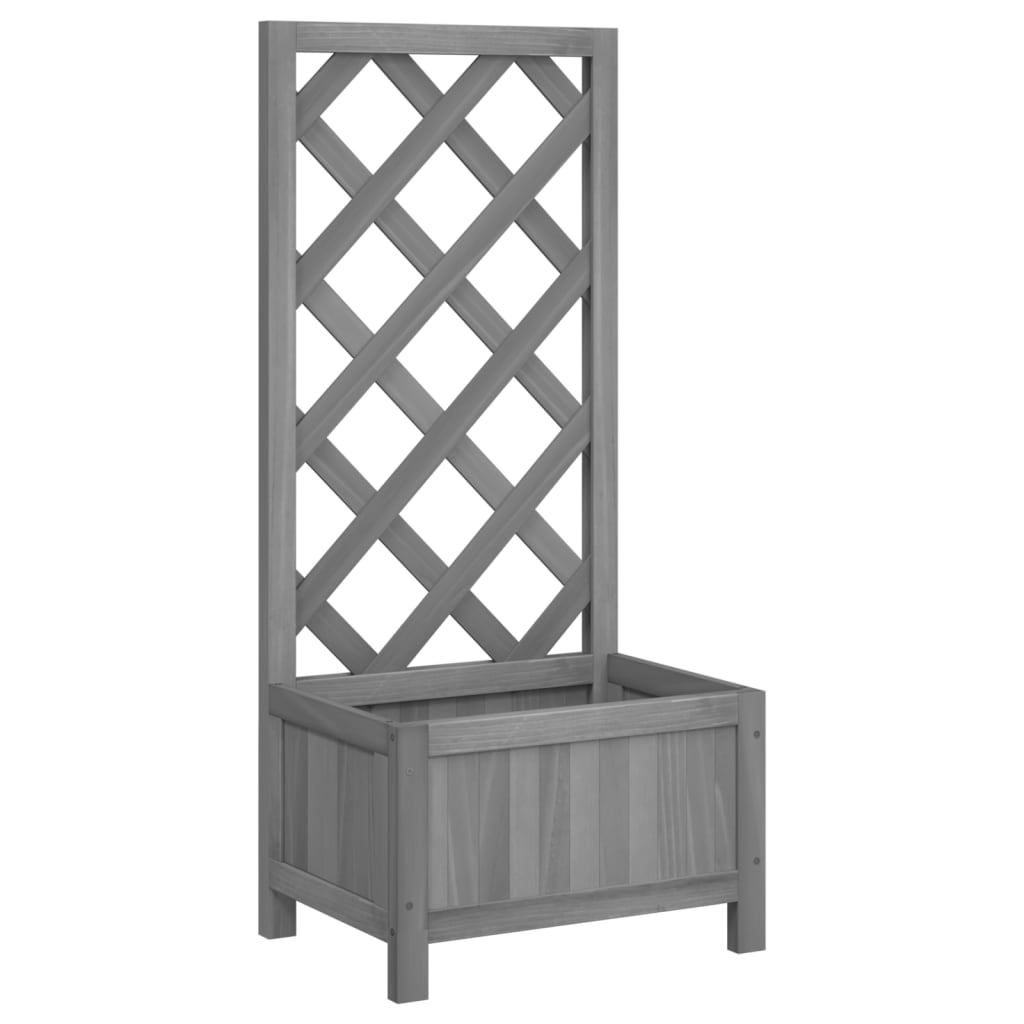 Pflanzkübel Mit Spalier Massivholz Tanne