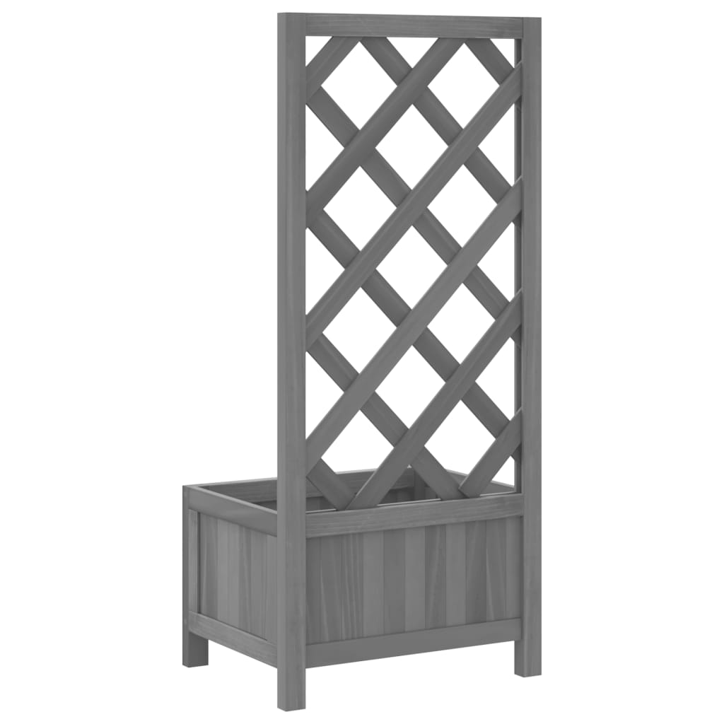Pflanzkübel Mit Spalier Massivholz Tanne