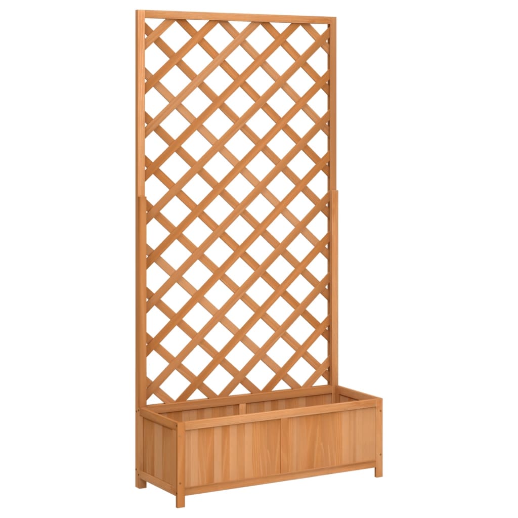 Pflanzkübel Mit Spalier Massivholz Tanne