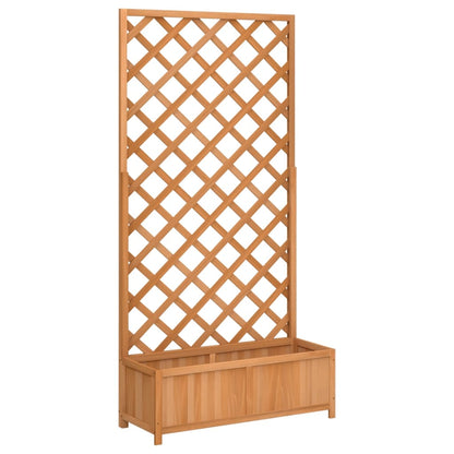 Pflanzkübel Mit Spalier Massivholz Tanne