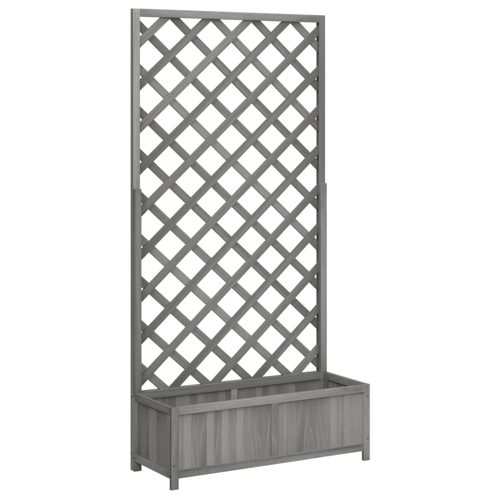 Pflanzkübel Mit Spalier Massivholz Tanne