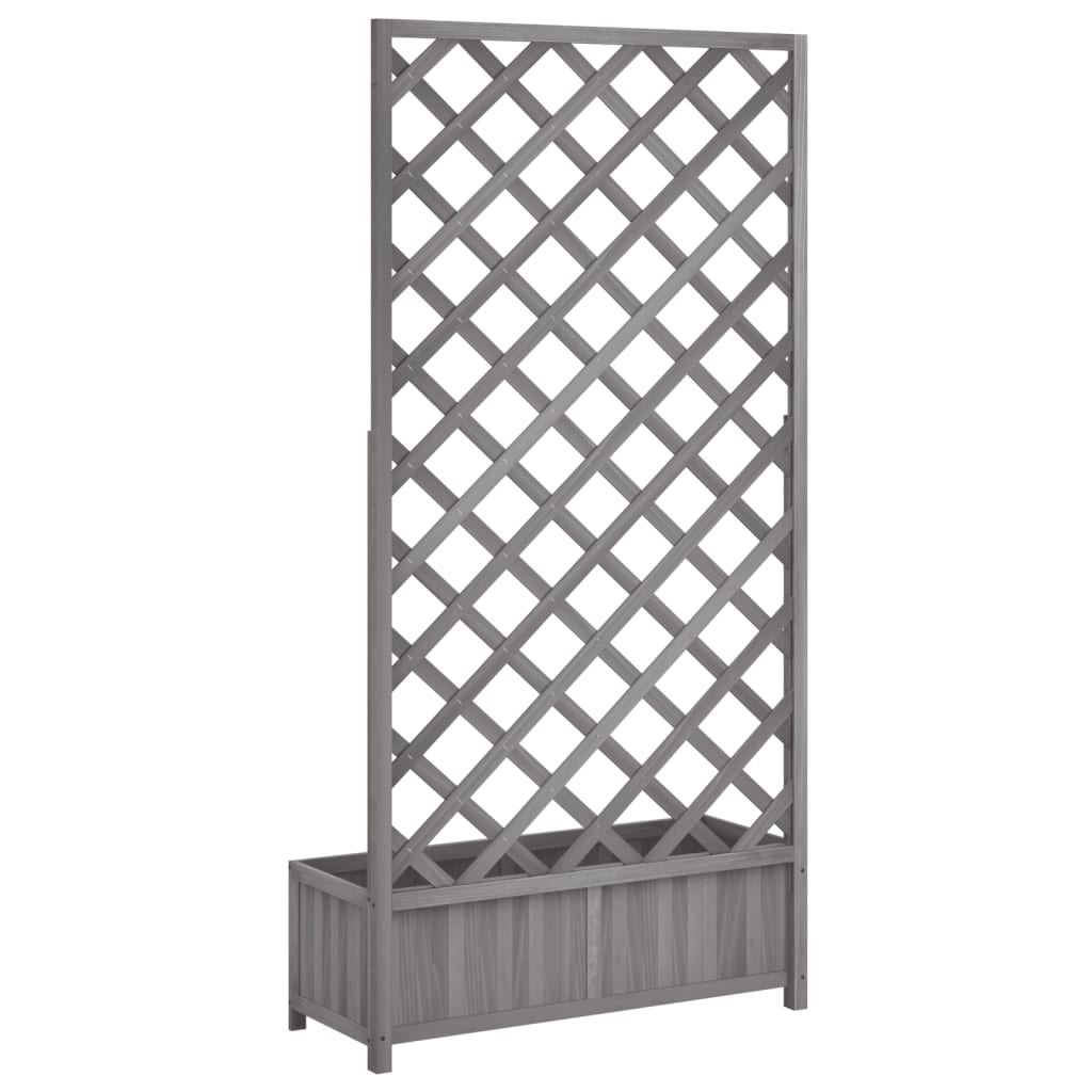 Pflanzkübel Mit Spalier Massivholz Tanne