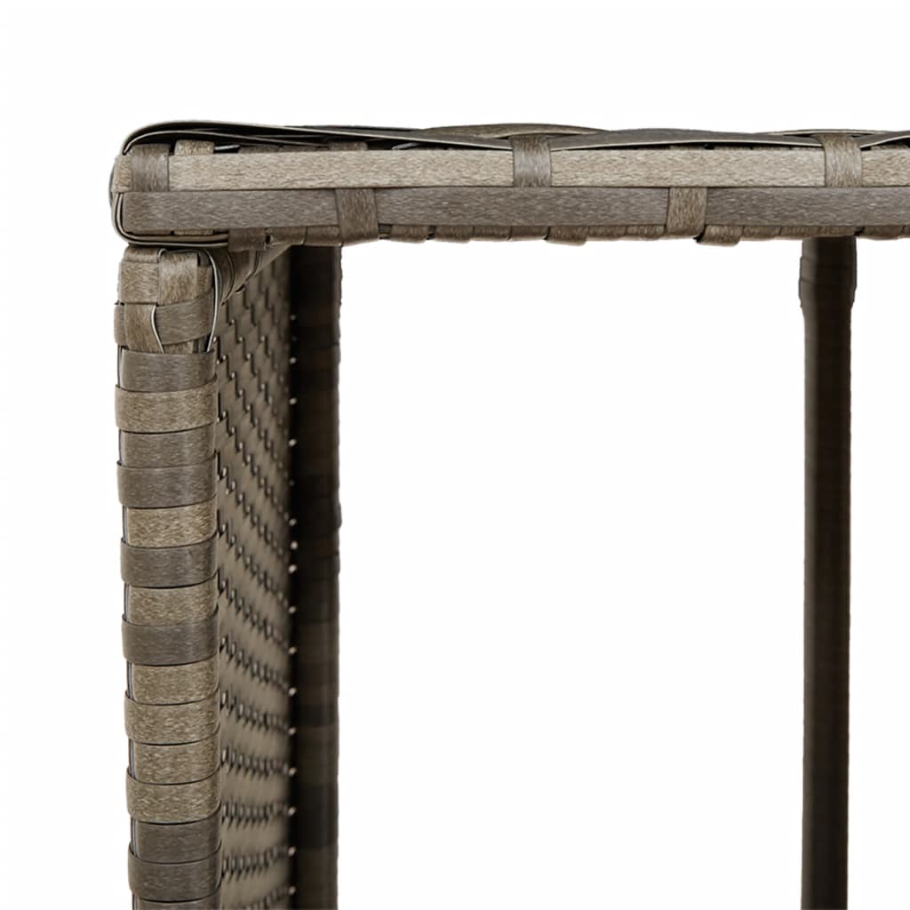Whirlpool-Umrandung Poly Rattan Und Massivholz Akazie