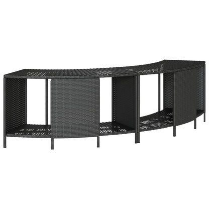 Outdoor-Regale Für Whirlpool 2 Stk. Poly Rattan