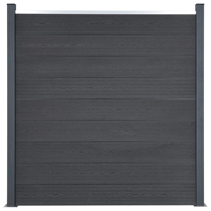 Zaunelement-Set 526X186 Cm Wpc