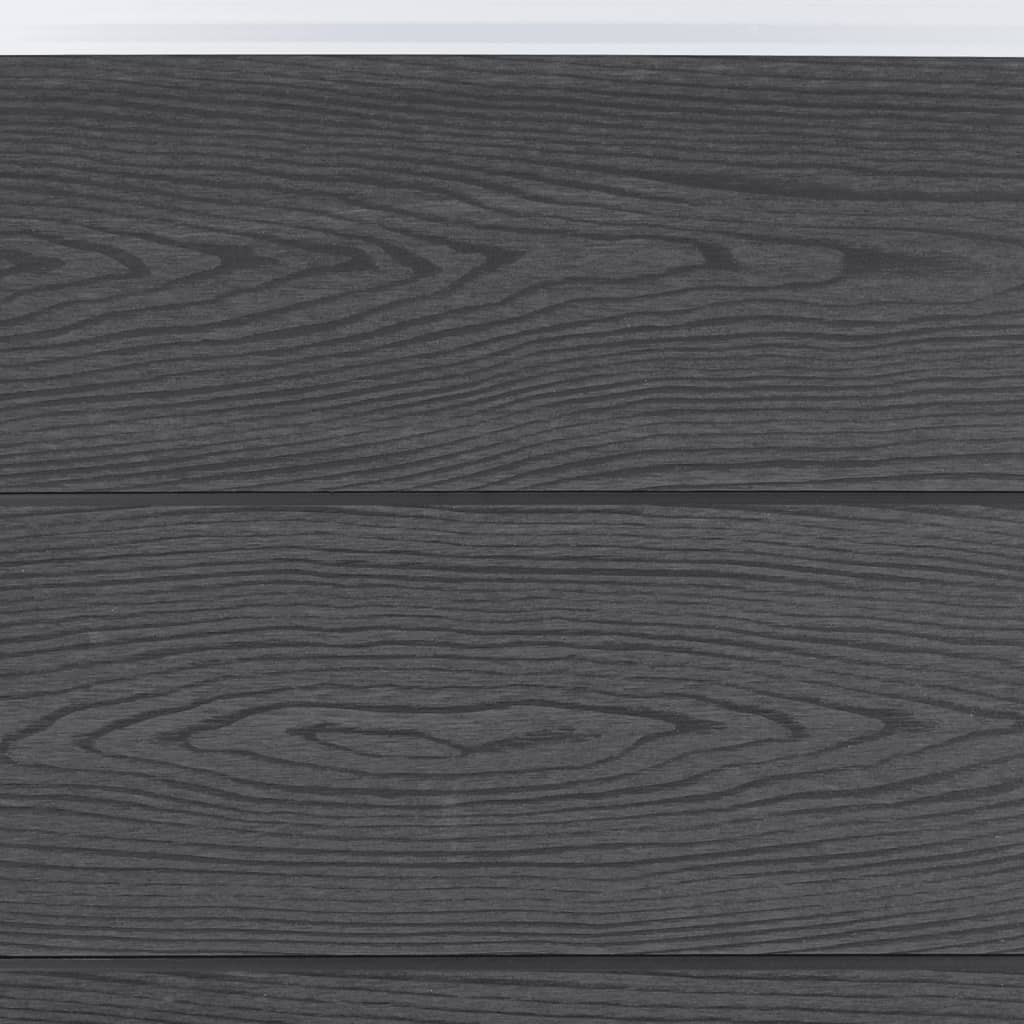 Zaunelement-Set 526X186 Cm Wpc
