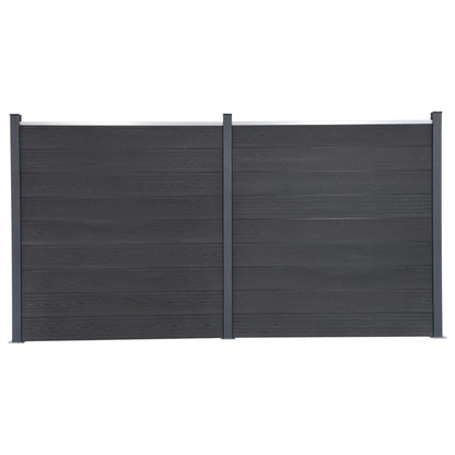 Zaunelement-Set 526X186 Cm Wpc
