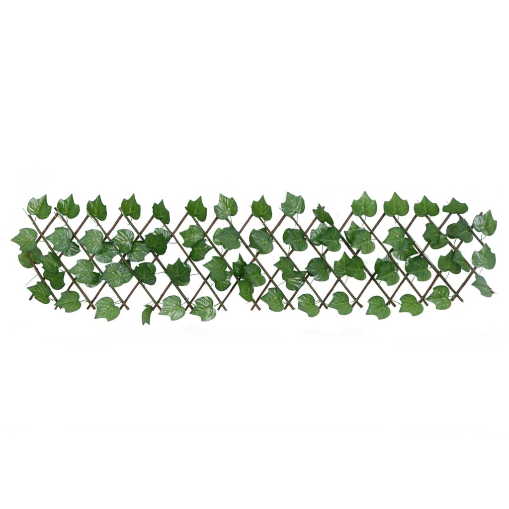 Rankgitter Mit Künstlichem Weinlaub Erweiterbar Grün