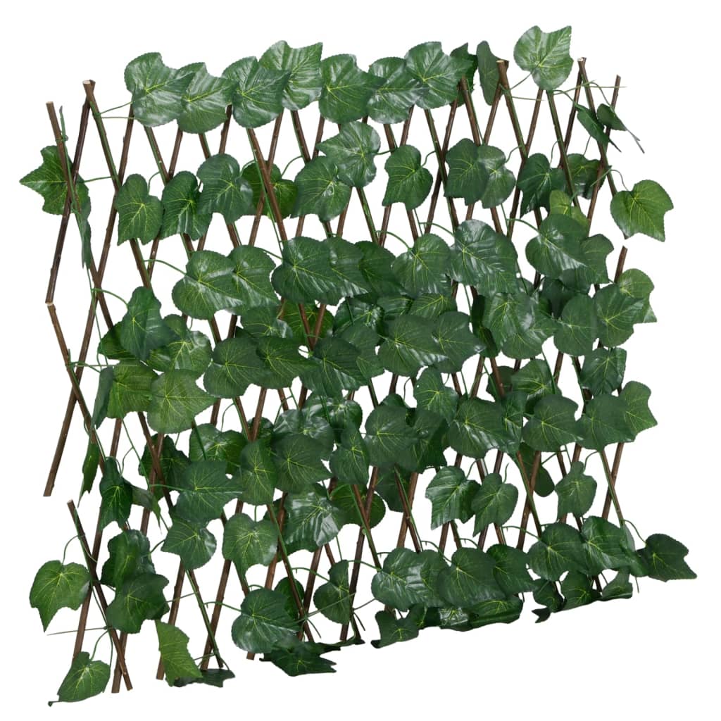 Rankgitter Mit Künstlichem Weinlaub 5 Stk. Erweiterbar 190X60Cm