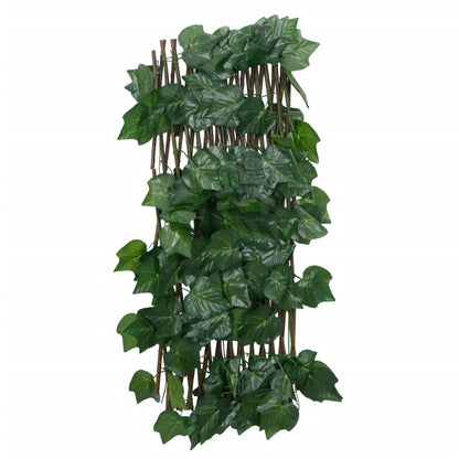 Rankgitter Mit Künstlichem Weinlaub 5 Stk. Erweiterbar 190X60Cm
