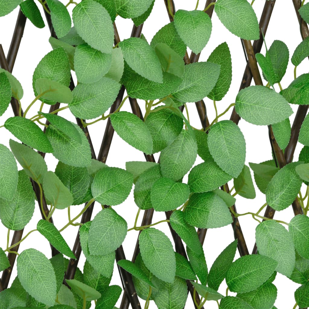 Rankgitter Mit Künstlichem Efeu 5 Stk. Erweiterbar