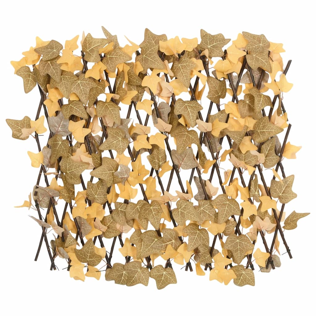 Rankgitter Mit Künstlichen Ahornblättern 5 Stk. Orange 180X60Cm