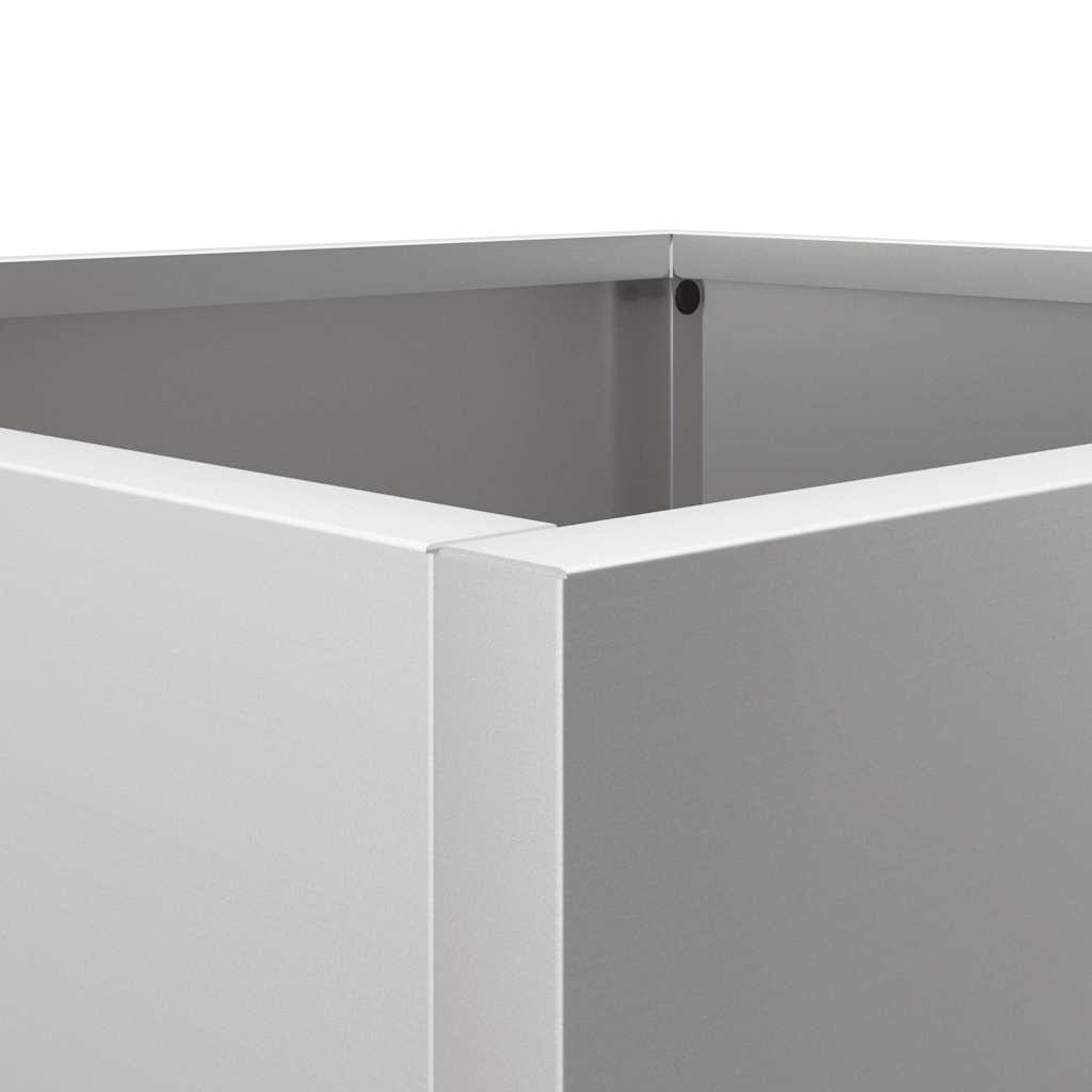 Pflanzkübel 2 Stk. Silbern