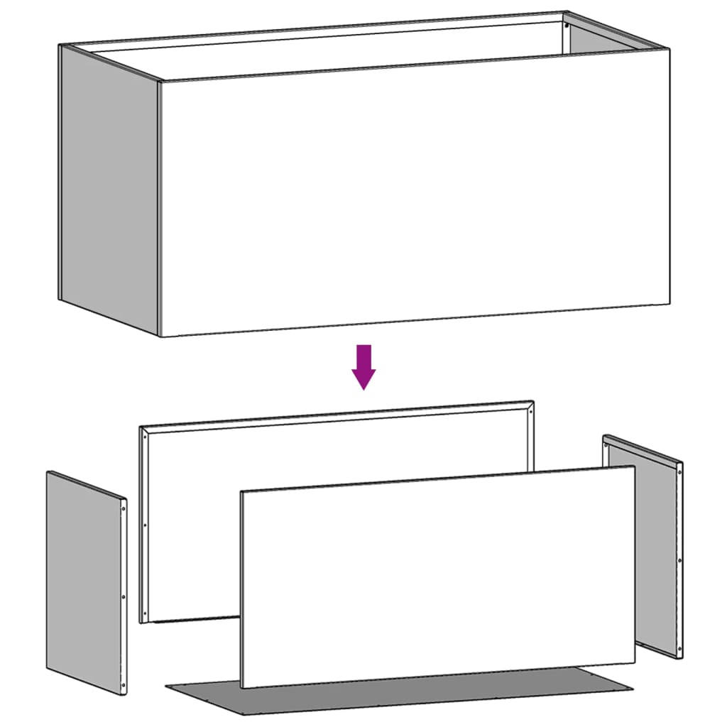 Pflanzkübel Stahl